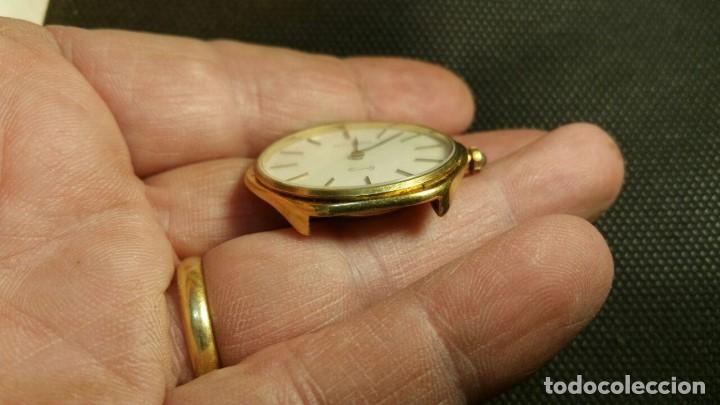 Relojes: RELOJ DUWARD QUARZ CHAPADO EN ORO FORMA EXAGONAL - Foto 5