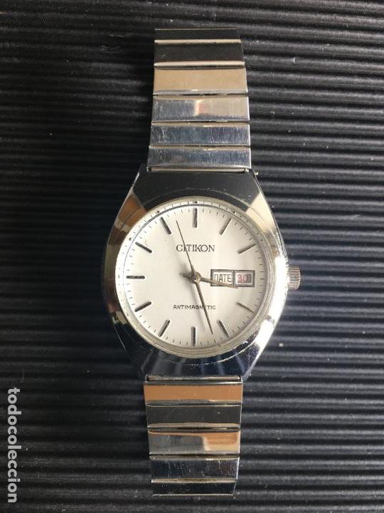 Relojes: RELOJ DE LA MARCA CITIKON ENTIMAGNETIC, CON CADENA DE ACERO, FUNCIONA - Foto 2
