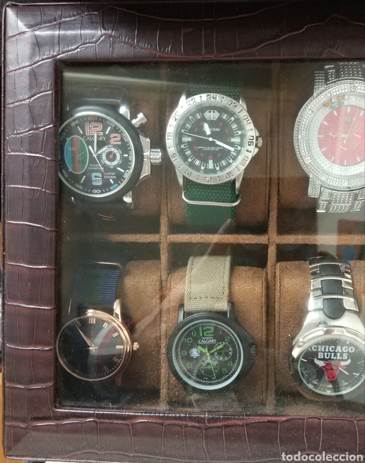 Relojes: Reloj calgary militar verde con aguila - Foto 3