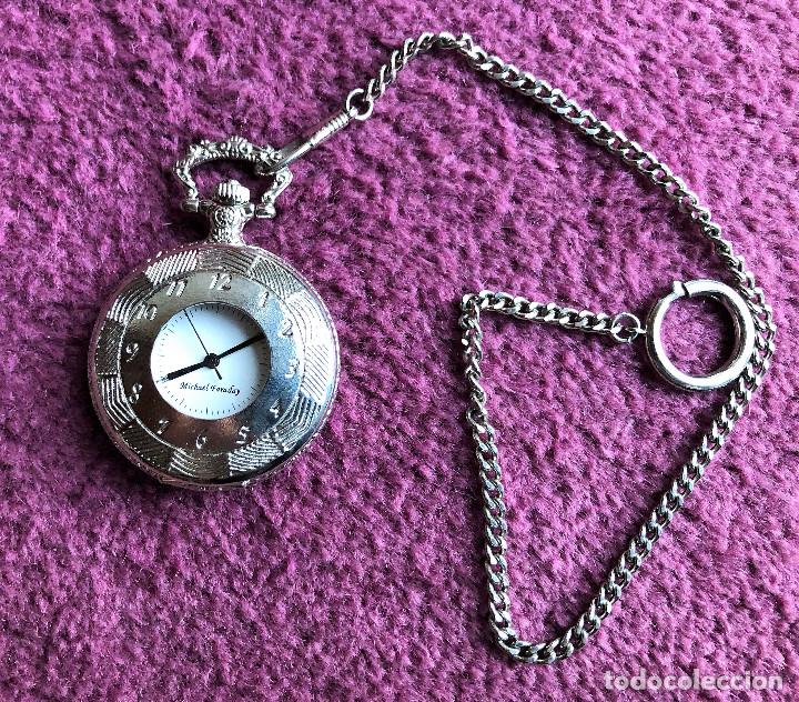 Relojes: Reloj de Bolsillo con Cadena Marca Michael Faraday - Foto 1
