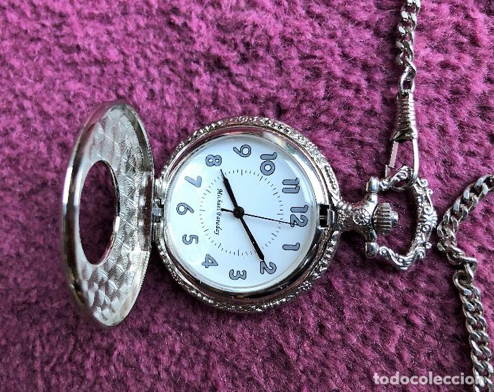 Relojes: Reloj de Bolsillo con Cadena Marca Michael Faraday - Foto 2