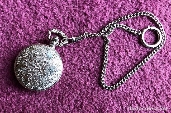 Relojes: Reloj de Bolsillo con Cadena Marca Michael Faraday - Foto 4