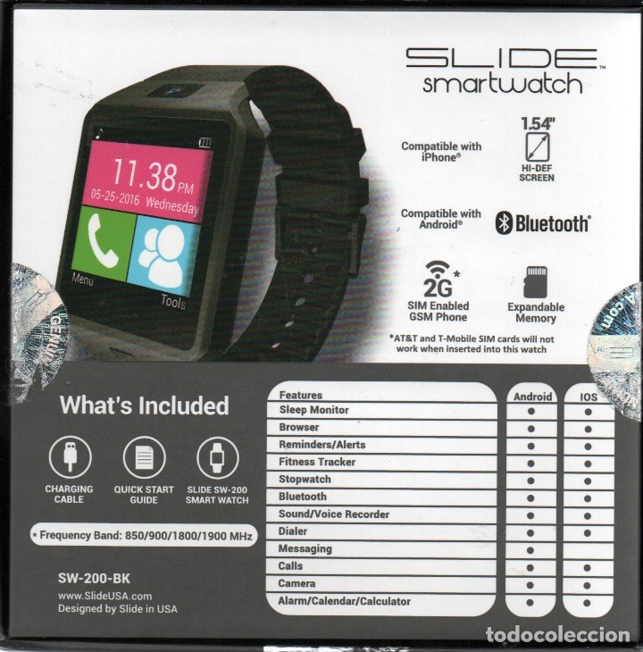 slide smartwatch sw200