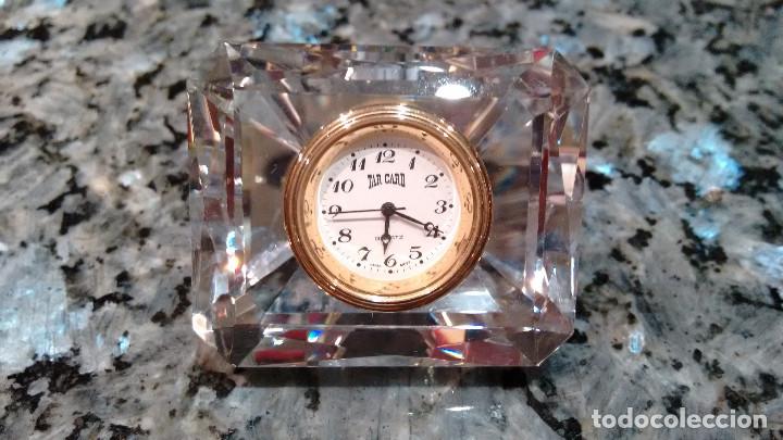 Relojes: RELOJ SOBREMESA TAR GARD RECTANGULAR TIPO SWAROVSKI - Foto 2