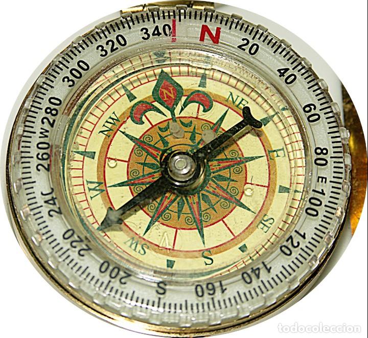Relojes: Brujula formato reloj bolsillo de Precision ba&ntilde;ada en aceite. - Foto 4