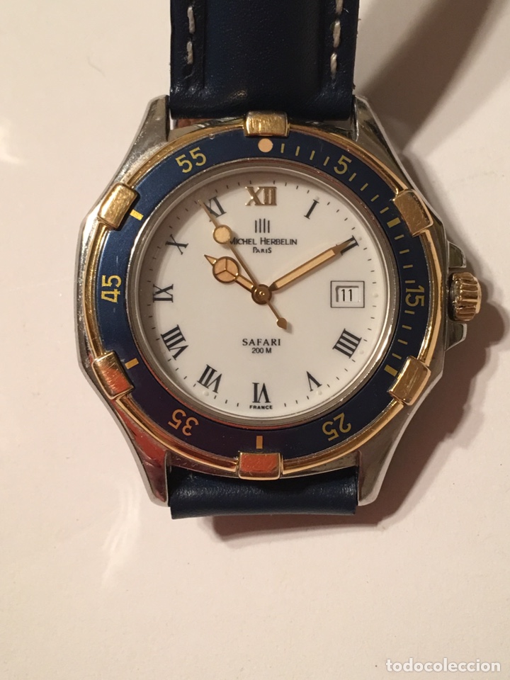 Michel Herbelin Orologio Analogico Quarzo Uomo con Cinturino in Pelle 19515/16NGO