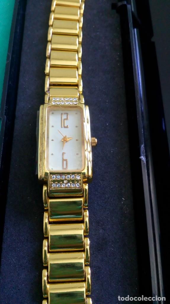 Relojes: Reloj dorado de pulsera de se&ntilde;ora - Foto 2