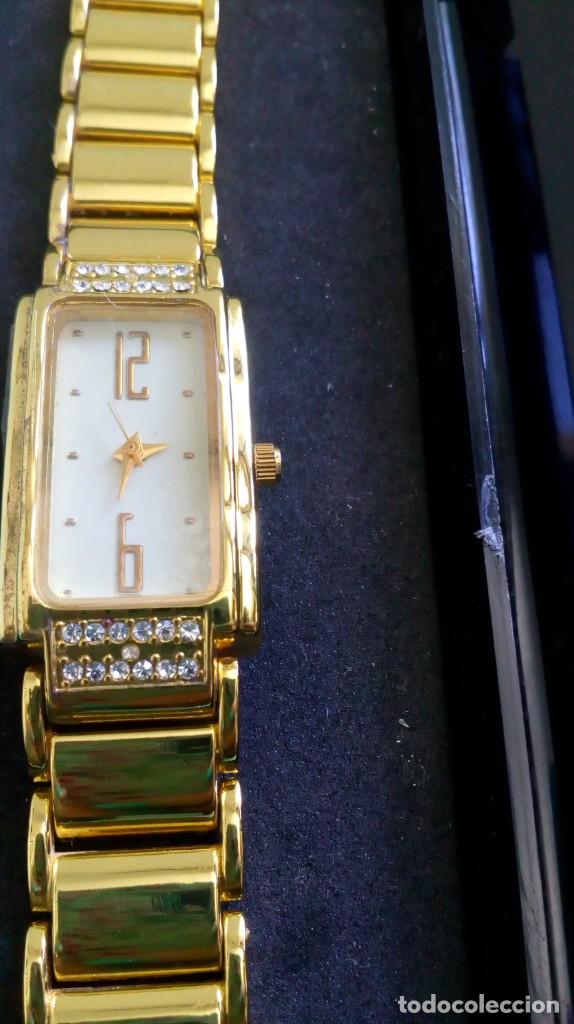 Relojes: Reloj dorado de pulsera de se&ntilde;ora - Foto 4