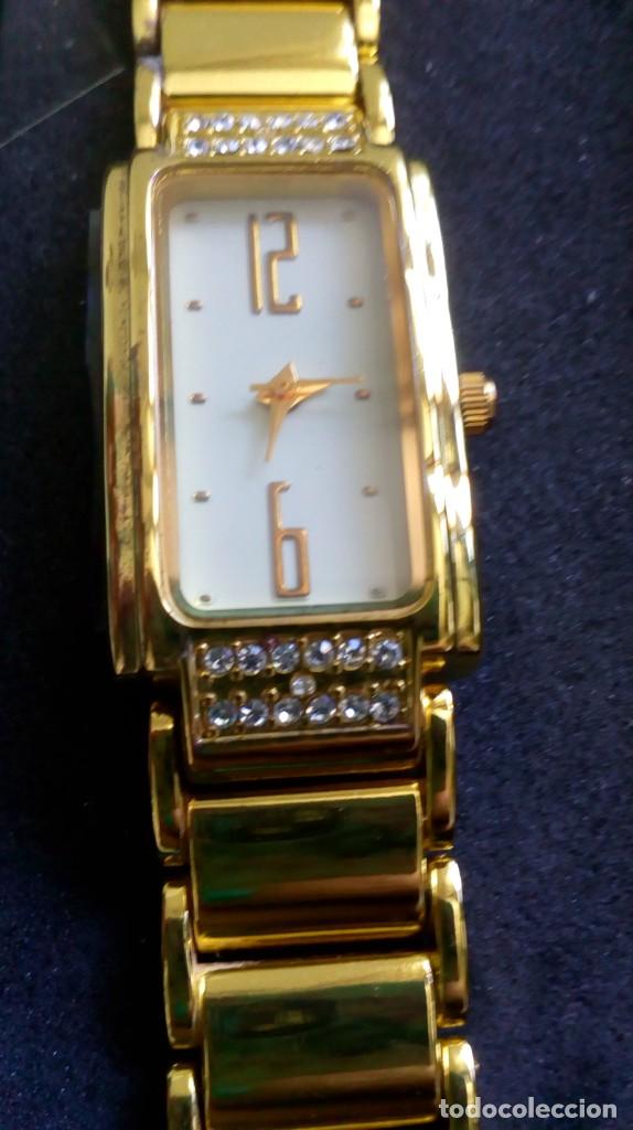 Relojes: Reloj dorado de pulsera de se&ntilde;ora - Foto 6
