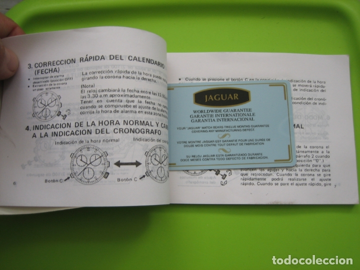 Relojes: Manual de reloj Jaguar - Foto 2