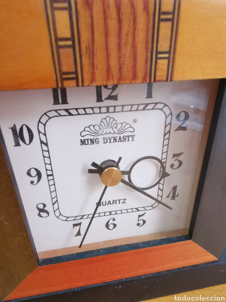 Relojes: Reloj dinastia Ming de Madera. NO FUNCIONA, - Foto 6