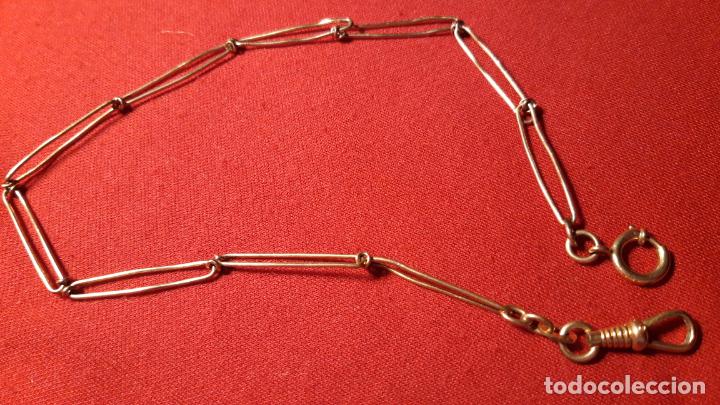 Relojes: Cadena reloj bolsillo antigua - Foto 3
