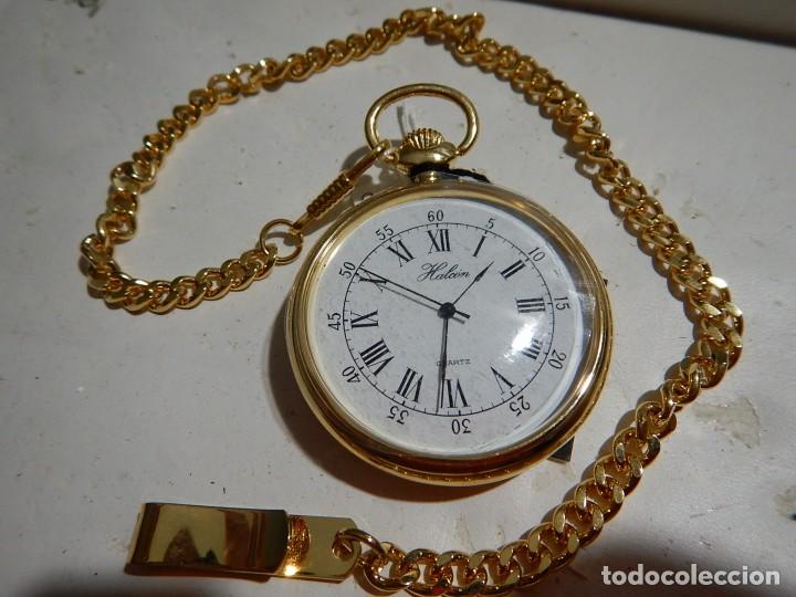 Relojes: Reloj de bolsillo halcon con leontina - Foto 3