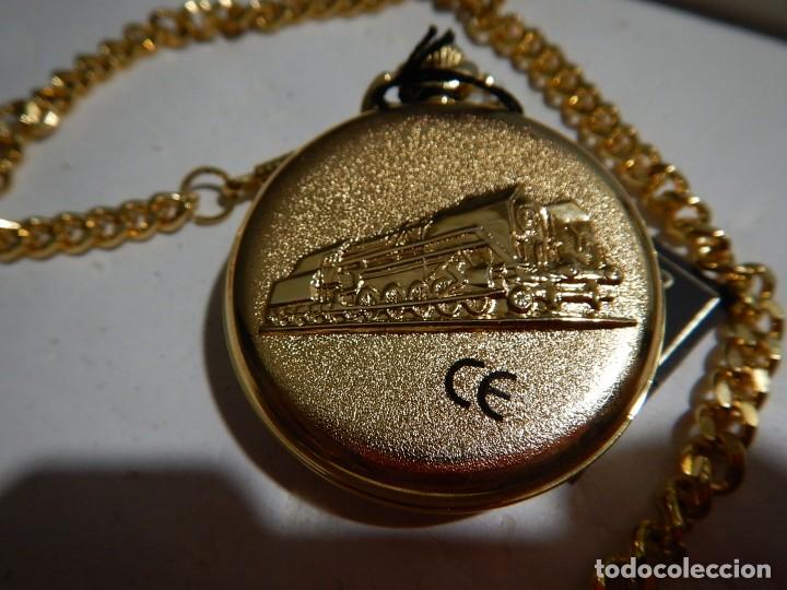 Relojes: Reloj de bolsillo halcon con leontina - Foto 4