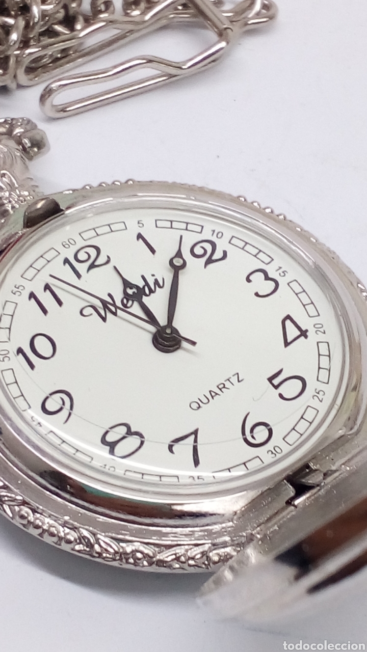 Relojes: Reloj Weidi Quartz de Bolsillo con leontina - Foto 2