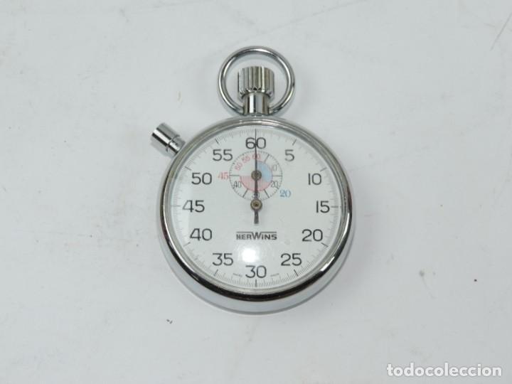 Reloj Cronometro Suizo Mecánico Marca Herwins Vendido En Venta Directa 191694366 0092