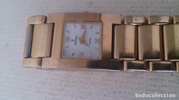 Relojes: Reloj FESTINA QUARTZ S&Ntilde;RA DORADO - Foto 8