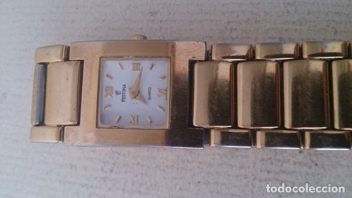 Relojes: Reloj FESTINA QUARTZ S&Ntilde;RA DORADO - Foto 9