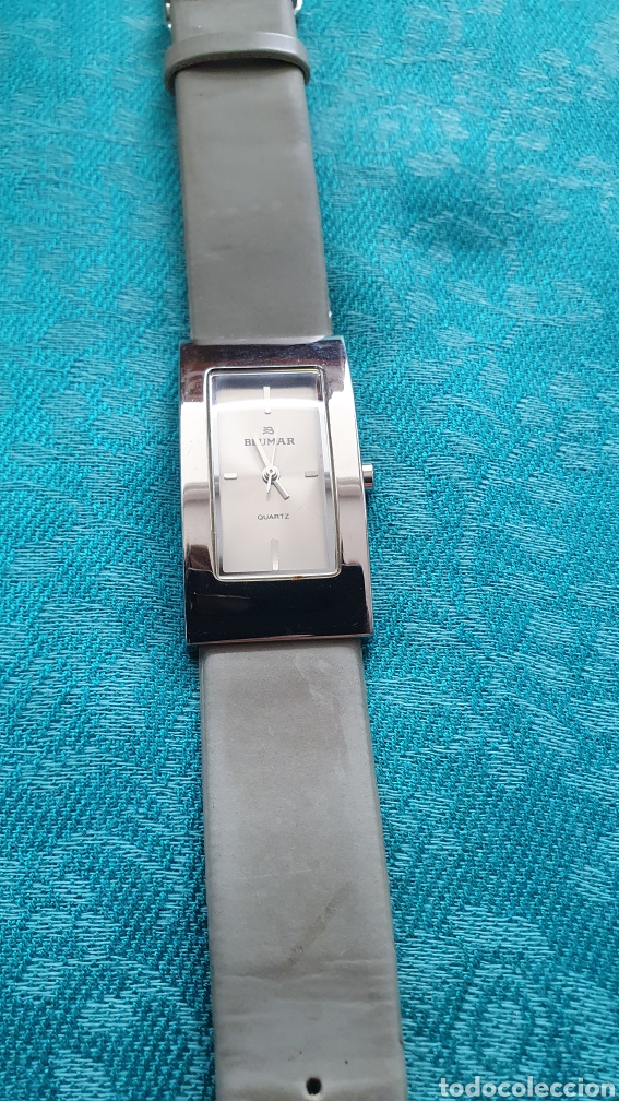 Relojes: RELOJ BLUMAR CAJA DE ACERO. MUJER. QUARTZ. CORREA DESGASTADA - Foto 3