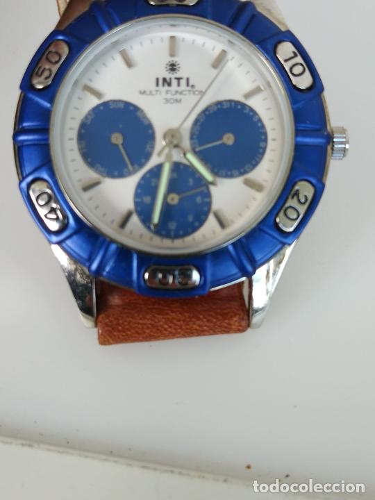 Relojes: Reloj INTI multi function 30 m nuevo a estrenar esfera 4 mm - Foto 2
