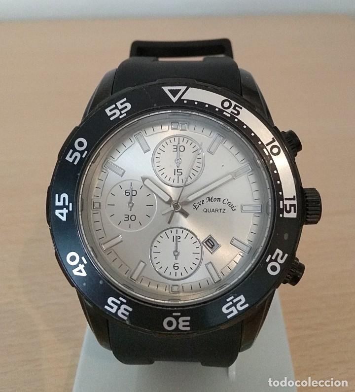 Relojes: RELOJ CUARZO CALENDARIO GOMA - Foto 1
