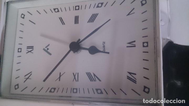Relojes: RELOJ SOBREMESA QUARTZ DE PLATA 925 - Foto 4