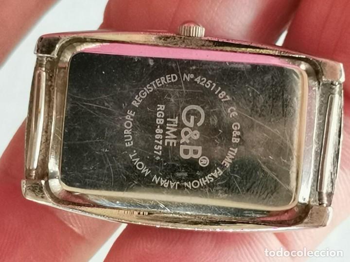 Relojes: RELOJ DE PULSERA MARCA G&G TIME QUARTZ FUNCIONANDO - Foto 4
