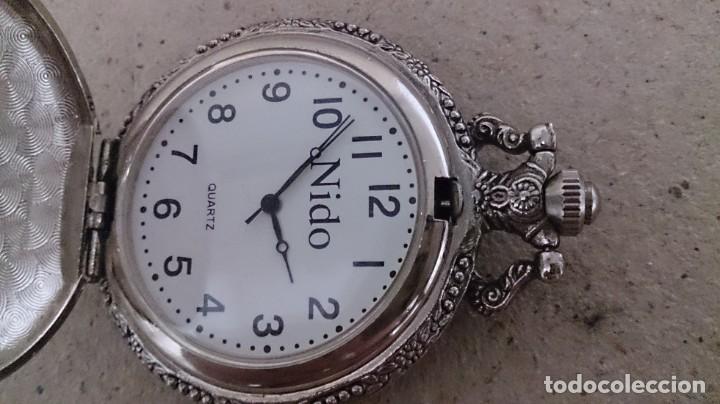 Relojes: RELOJ DE BOLSILLO QUARTZ MARCA NIDO 5 ctms - Foto 4