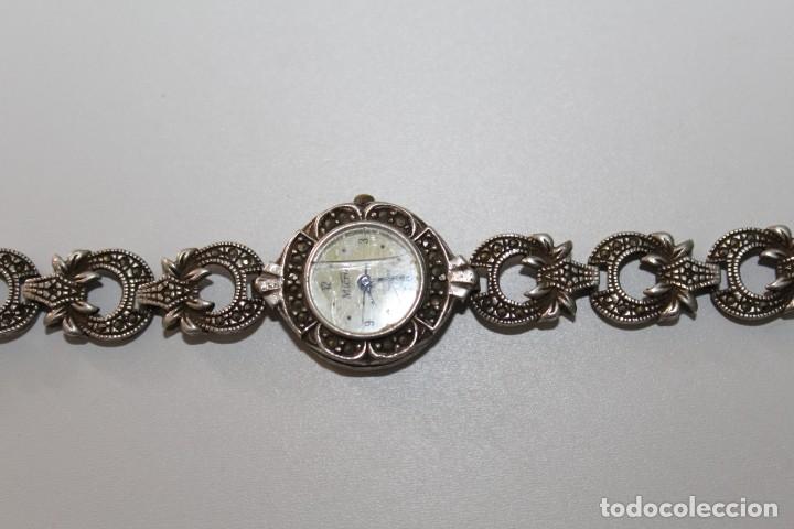 Relojes: RELOJ MICRO DE SE&Ntilde;ORA PLATA DE LEY - A&Ntilde;OS 60 - Foto 5
