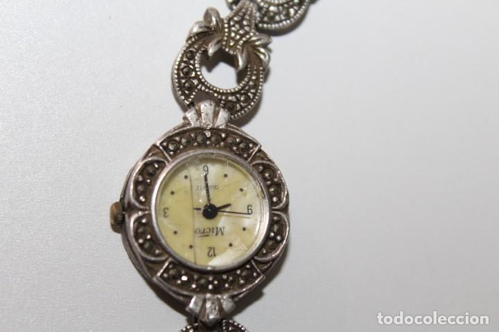 Relojes: RELOJ MICRO DE SE&Ntilde;ORA PLATA DE LEY - A&Ntilde;OS 60 - Foto 12