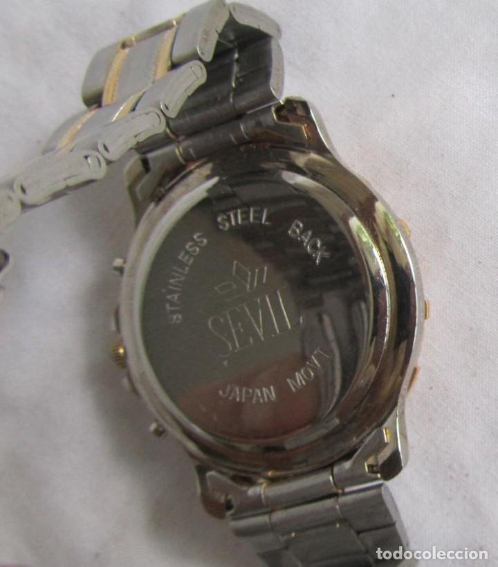 Relojes: Reloj de pulsera el&eacute;ctrico SEVIL funcionando - Foto 7