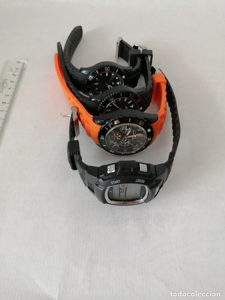 Relojes: Lote 4 relojes Auriol para piezas - Foto 2