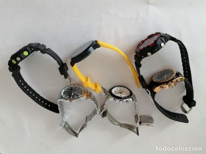 Relojes: Lote de 7 relojes para piezas - Foto 2