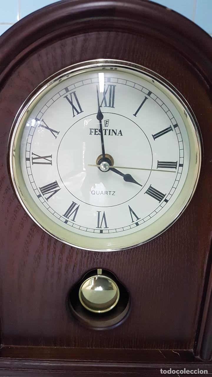 Relojes: Reloj caja de madera - Foto 3