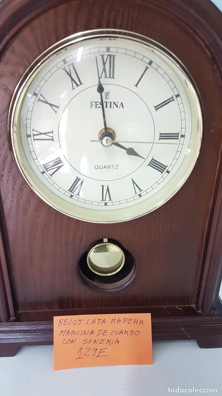 Relojes: Reloj caja de madera - Foto 8