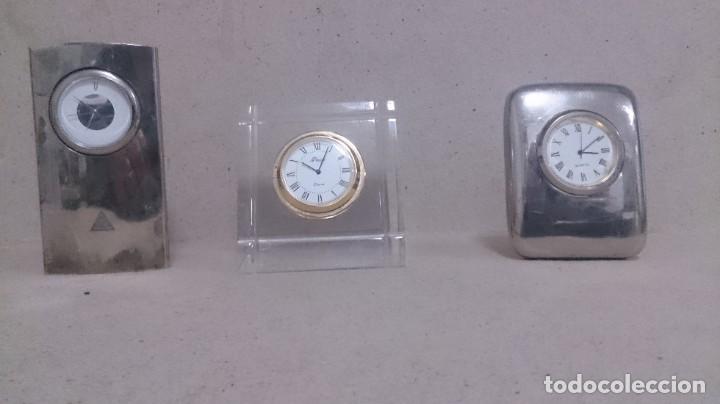 Relojes: 3 RELOJES DE SOBREMESA DE QUARTZ - Foto 18