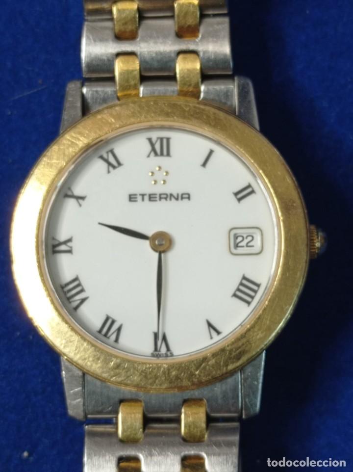Relojes: RELOJ ETERNA DE MUJER DE acero y oro 18kt - Foto 2