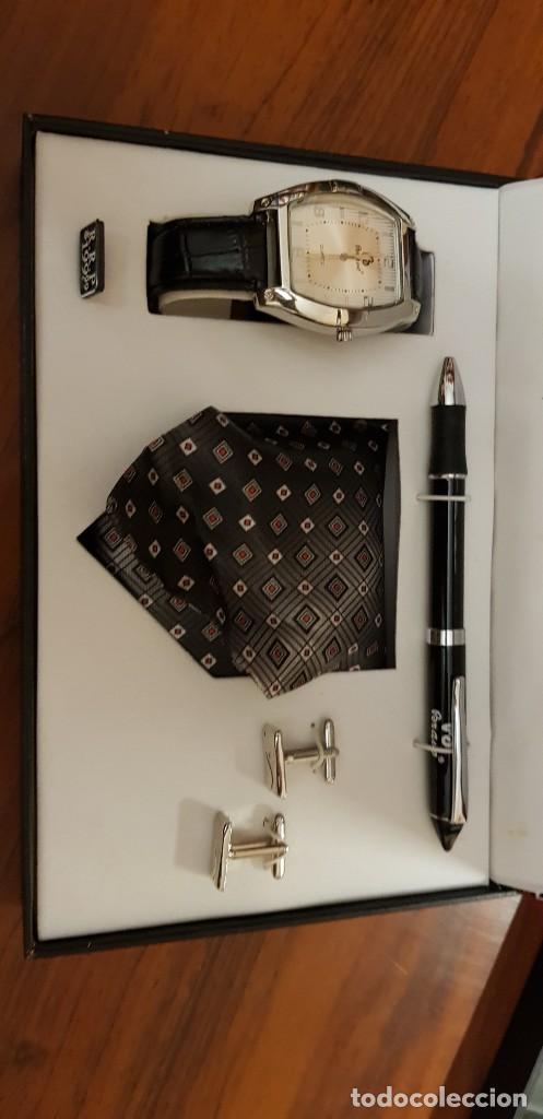 Relojes: ESTUCHE COMPLEMENTOS Y RELOJ CABALLERO MARCA BRAVO - Foto 3