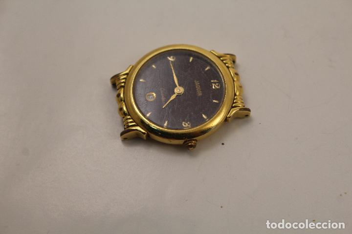 Relojes: reloj quartz marca jaguar plaqu&eacute; oro - Foto 2