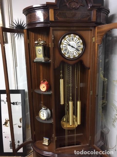 Relojes: RELOJ DE PARED con dos vitrinas a los lados - Foto 4