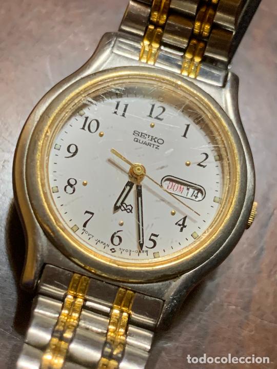 antiguo reloj seiko quartz. mide unos 2,5cms de - Compra venta en  todocoleccion
