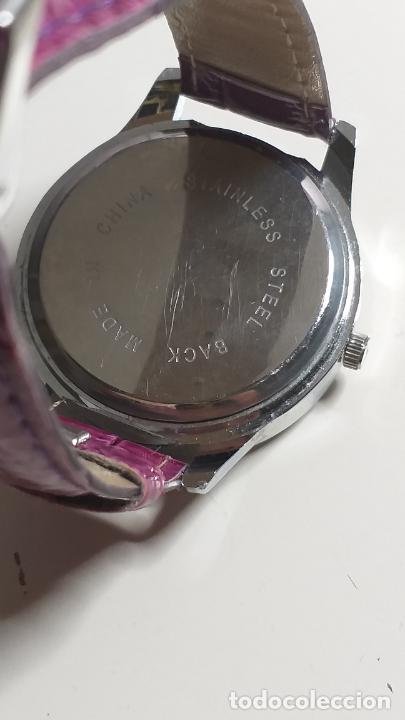 Relojes: Reloj de MUJER SIN MARCA PERCEPTIBLE. CORAZON. CORREA ROSA - Foto 8