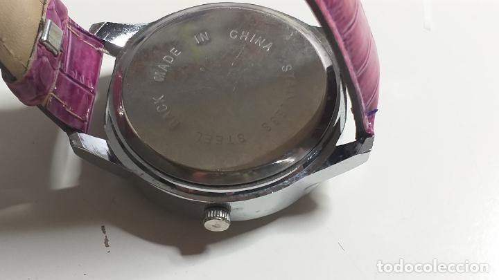 Relojes: Reloj de MUJER SIN MARCA PERCEPTIBLE. CORAZON. CORREA ROSA - Foto 9