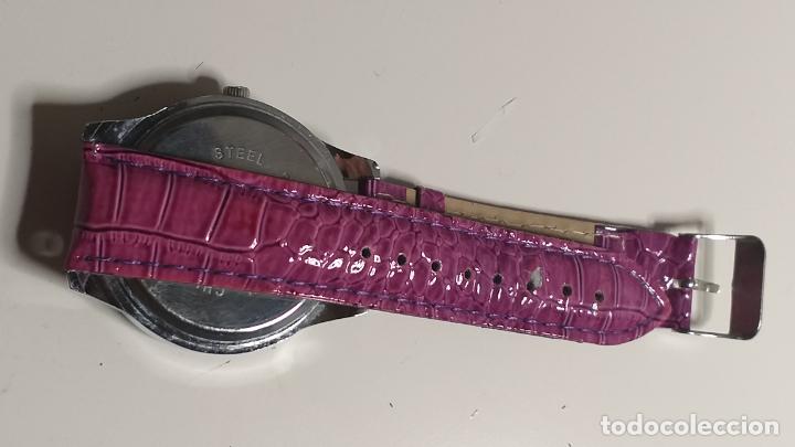 Relojes: Reloj de MUJER SIN MARCA PERCEPTIBLE. CORAZON. CORREA ROSA - Foto 11