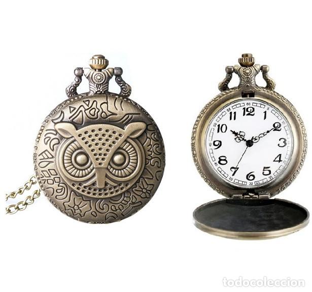 Relojes: Reloj de Bolsillo Buho Nocturno - Foto 1