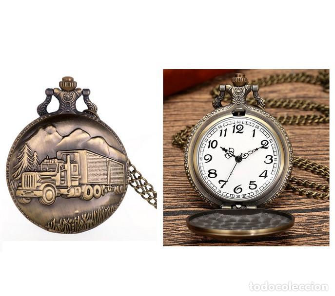 Relojes: Reloj de Bolsillo Camion Trailer - Foto 1