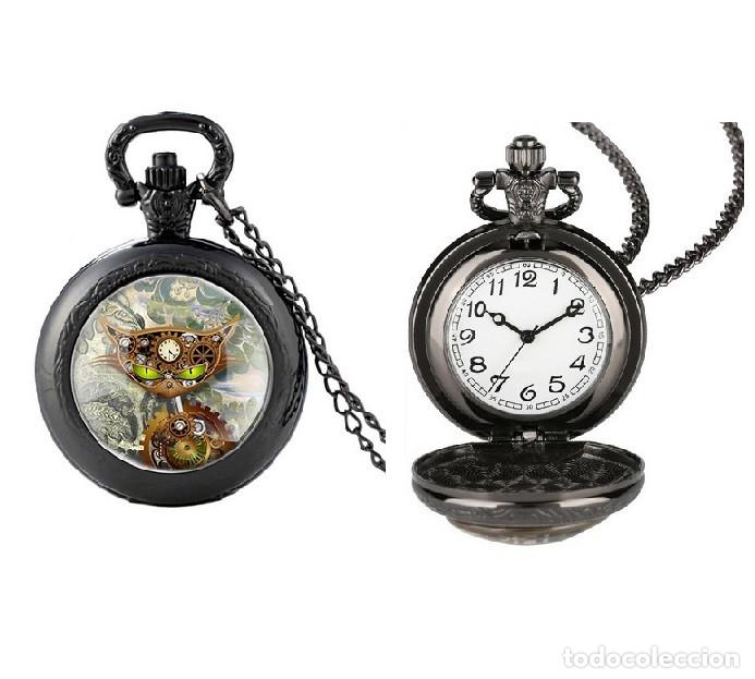 Relojes: Reloj de Bolsillo Gato Robot - Foto 1