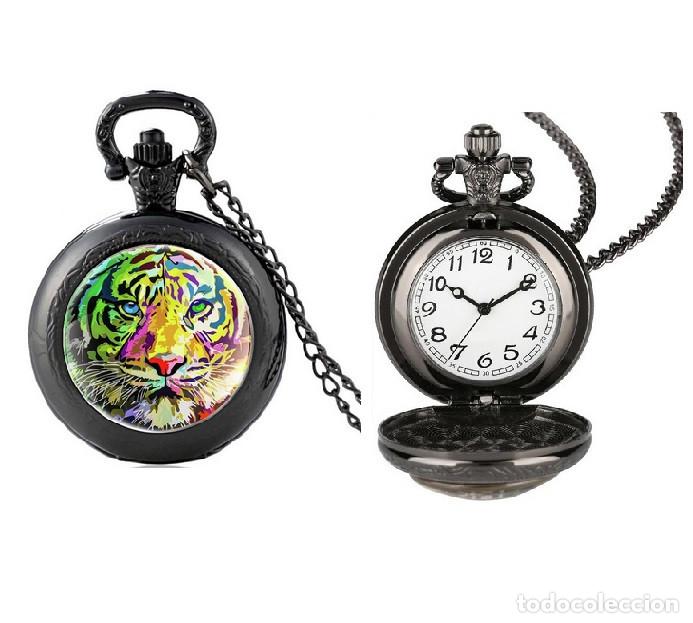 Relojes: Reloj de Bolsillo Leon Tigre - Foto 1