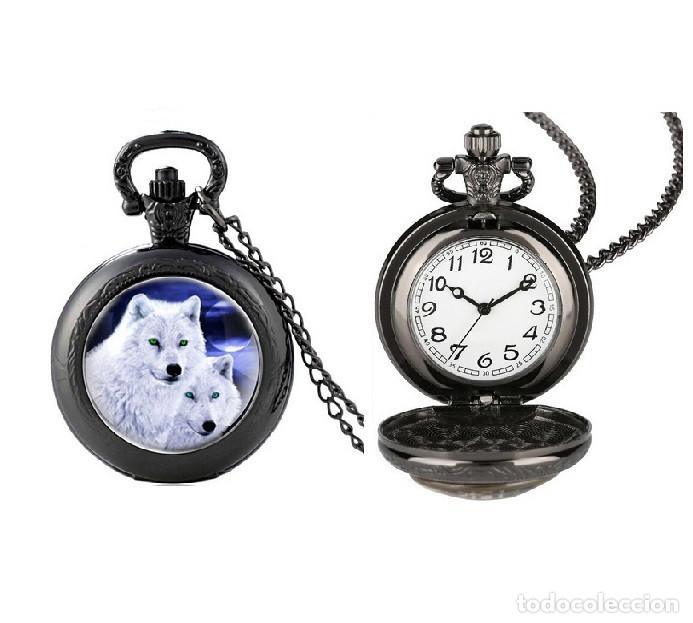 Relojes: Reloj de Bolsillo Lobos Blancos - Foto 1