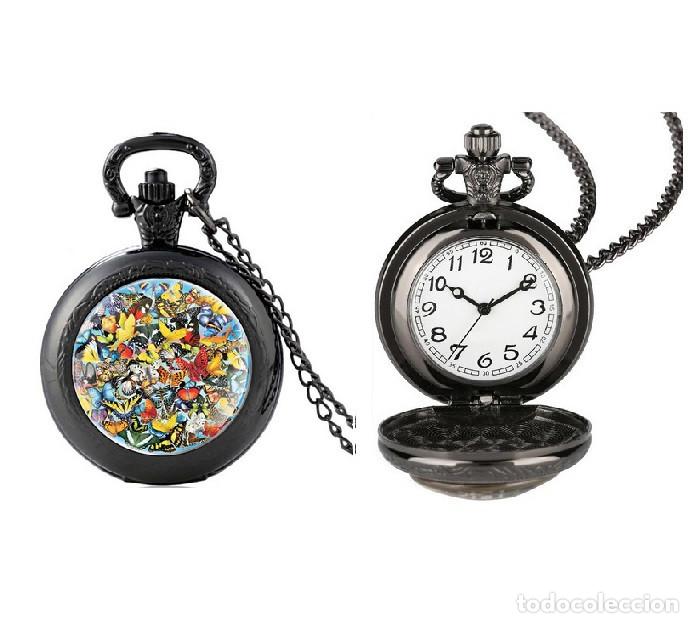 Relojes: Reloj de Bolsillo Mariposas - Foto 1